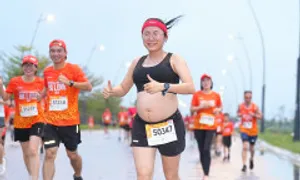 Thai phụ 29 tuần hoàn thành 5km ở VM Hạ Long